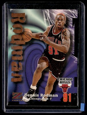 1997-98 SkyBox Z-Force Dennis Rodman #91 Chicago Bulls | eBay