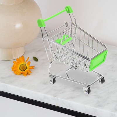  Mini-Einkaufswagen Mini-Einkaufswagenbüro Mini-Cart-Aufbewahrungskorb