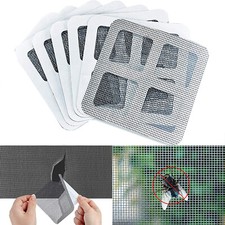 5x Window Door Screen Patch Repair Kit Cover Fiberglass Mesh Hole Repaire Tape