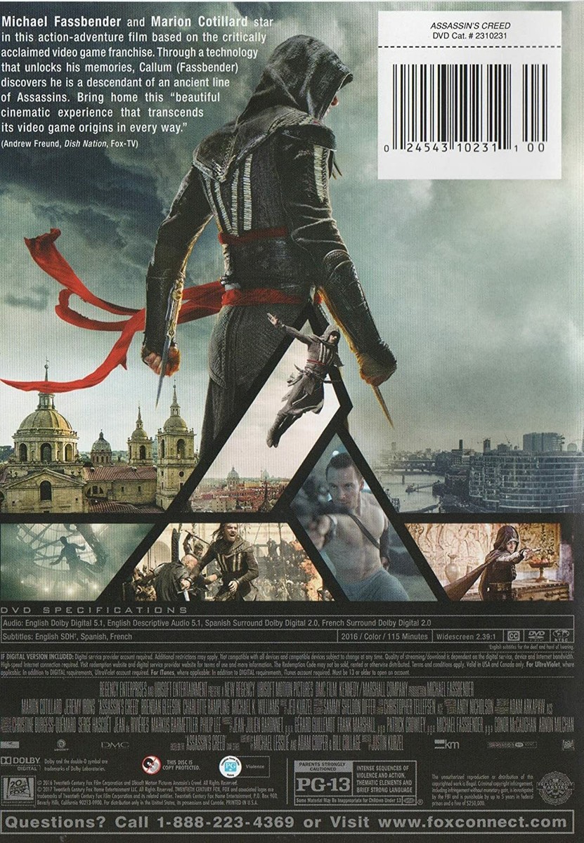 Assassin's Creed (DVD) | eBay
