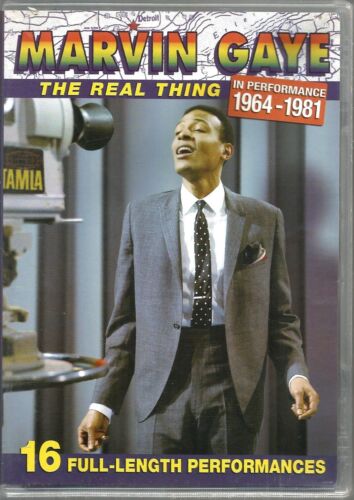 Marvin Gaye - The Real Thing: In Performance 1964-1981 DVD 2006 Funk Soul Blues - Picture 1 of 4