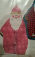 The Princess and Me Santa C127 HP Needlepoint Canvas and Stitch Guide