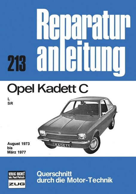 Thumbnail - Opel Kadett C (73-77) Reparaturanleitung Bucheli 213