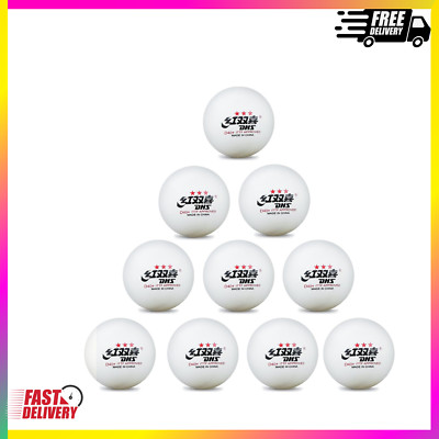 ''DHS 3-Star Table Tennis Balls   Premium 40+ Tournament-Level ABS, Pack of 10,