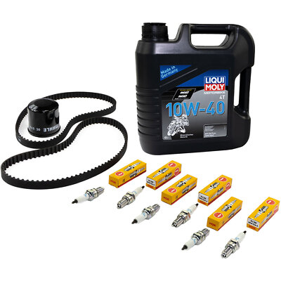 Inspektion für Honda GL 1500 Valkyrie Set 4L Öl Ölfilter Zündkerzen Zahnriemen