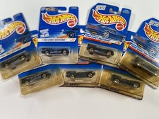 Vintage Hot Wheels Jaguar Collector 638 from 1996 New In Original Pkg. Lot of 7