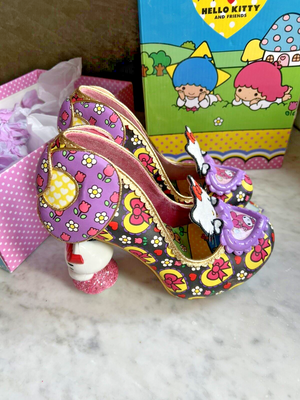 NEW Size 40 9.5 Irregular Choice x Hello Kitty Sanrio STAR OF THE SHOW  Shoes | eBay