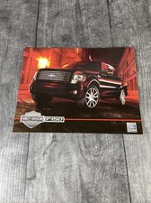 2010 Ford F-150 Harley Davidson Pickup Truck Original 1-page Sales Brochure Card