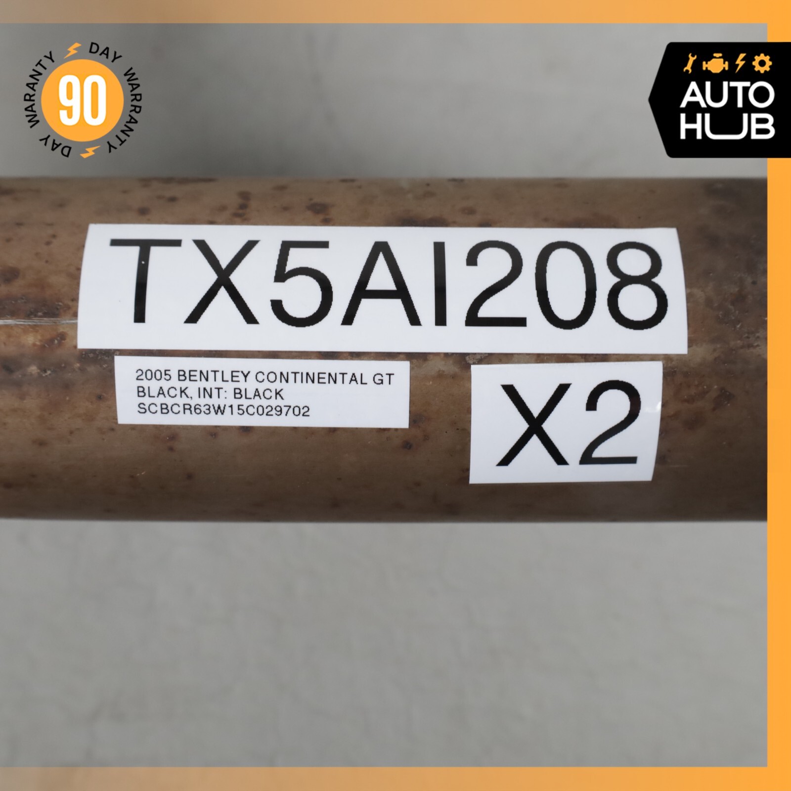 03-12 Bentley Continental GT Exhaust Muffler Mufflers Right & Left Set OEM