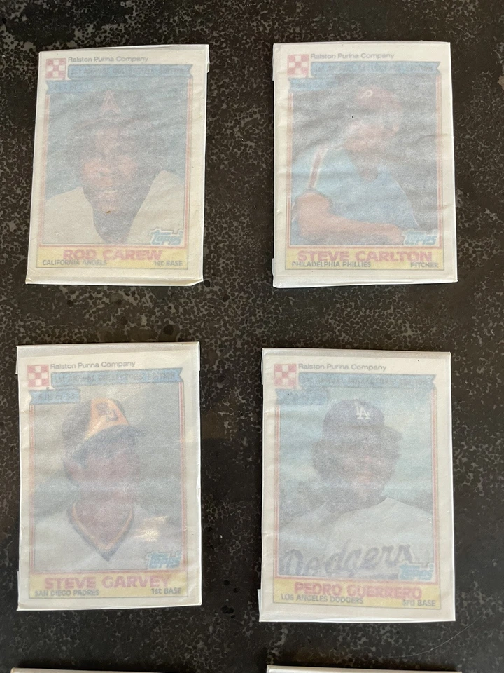 1984 Topps Cereal Series Ralston Purina Complete Set 33 Cards On Top Of 33 Packs - Image 4 of 4
