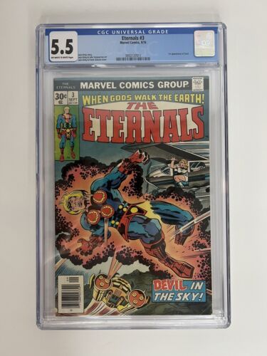 CGC 5.5 The Eternals #3 1rst appearance Sersi Marvel Comics 1976 - Picture 1 of 2