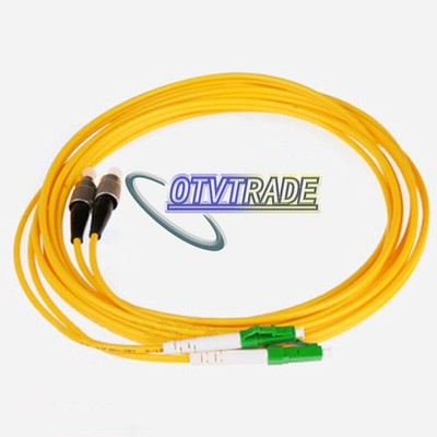 Fiber Optic Cable Patch Cord SM 2 core Duplex LC/APC-FC/UPC 9/125 3M *yt
