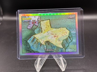 2025 Topps Chrome SpongeBob SquarePants #124 Texas Refractor Sandy
