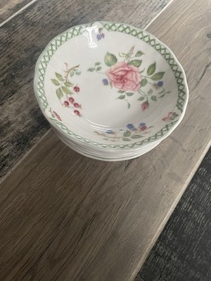 6 x ROYAL DOULTON VICTORIAN GARDEN 5,25'' OBSTSCHALE SCHALE GESCHIRR 1.