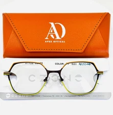 C-ZONE Z2350 70 Brown Multi Unisex Polygon Full Rim Eyeglasses 52-17-140 B:44