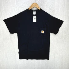 Vintage Carhartt Short Sleeve Pocket Tee Mens Medium Black NWT NOS