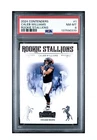 CALEB WILLIAMS 2024 CONTENDERS ROOKIE STALLIONS BASE BEARS RC PSA 8!