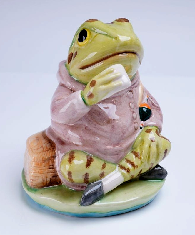 JEREMY FISHER - Beatrix Potter - 1993 Royal Albert - Large Size - MINT