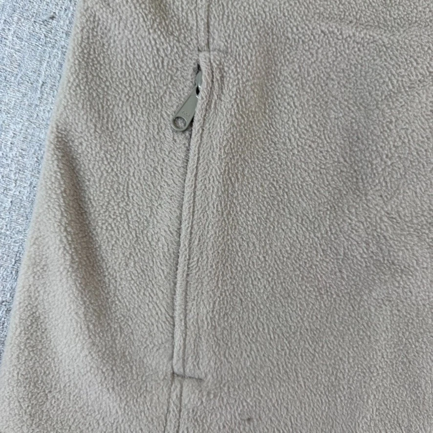 Columbia Chaleco Chaqueta Para Hombres XL Marrón Cremallera Completa Vellón Cuello Simulado Exterior Foto 3 de 4