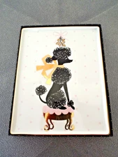NEW***ROSANNA Good Cheer Poodle TRAY 10.25 x 8.5!!