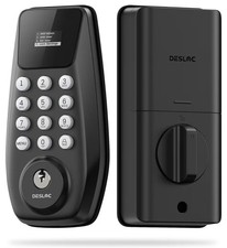 3 in 1 Smart Door Lock Fingerprint Keyless Entry Deadbolt Keypad Auto Silver