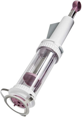 Deux Couleurs Biscuit Press Two Colours, White, Transparent, Purple