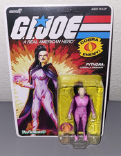 Super7 ReAction Figures G.I. Joe PYTHONA COBRA-LA EMISSARY Figure Wave 5 NEW