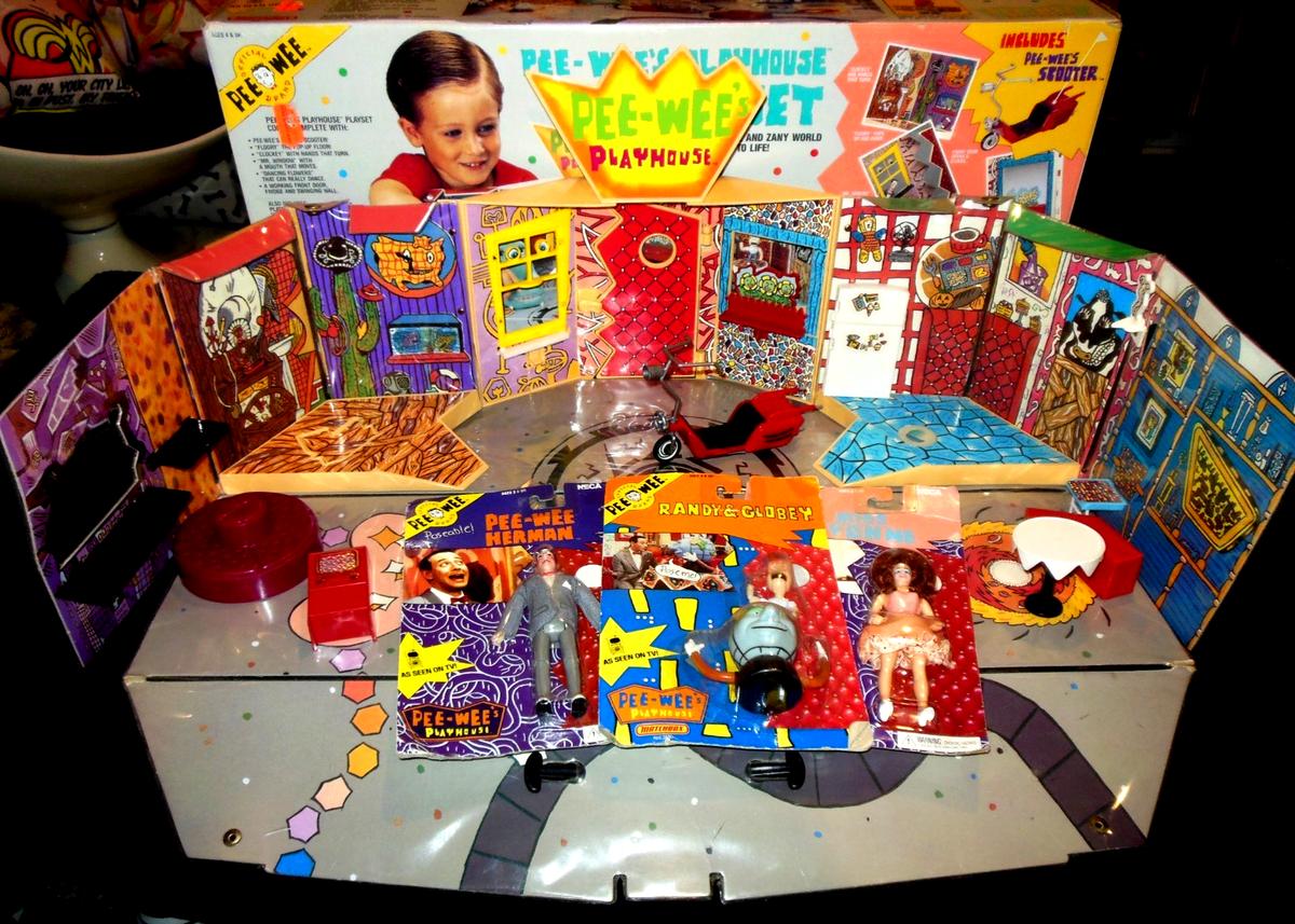 PEE-WEE HERMAN Playhouse Playset Near Complete With Figures | eBay