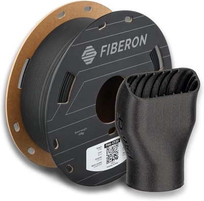 Polymaker Fiberon PA6-CF Carbon Fiber Nylon Filament 1.75 Black 500G, Enhanced H