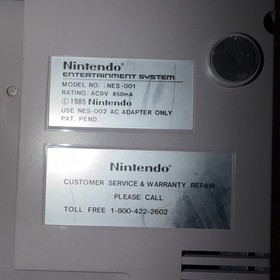 Controlador de Consola NES Original Cubierta de Control Caja Cable Cables de Alimentaci&oacute;n Funcionando