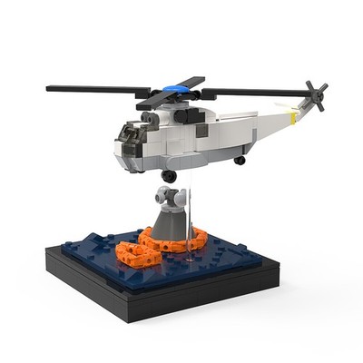 Mocs Bricks Sets   Apollo Recovery Mission Model + 377 Parts   Building Toys