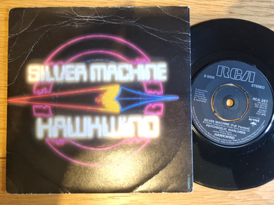 HAWKWIND - Silver Machine Full Version RCA Records 7'' - 3 Tracks