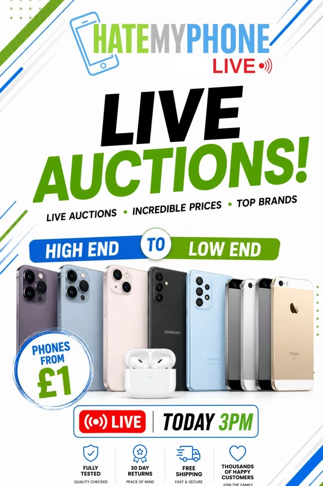 Hate My Phone Live – The Opening Auction | Apple, Samsung & More