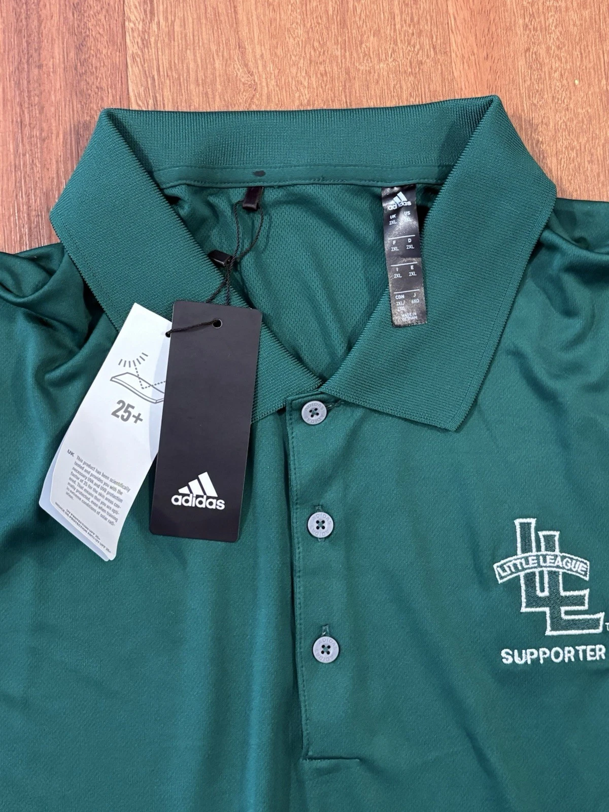 NWT Adidas 2019 Senior League World Series Polo Mens 2XL Easley SC Supporter - thumbnail 3