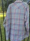4x 5x 64 in chest Saddle King Western vintage pearl snap long sleeve classic pur — photo 4