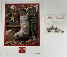 Shepherd's Bush Harry's Stocking Cross Stitch Chart  Embellishment Charm Pack