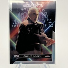Topps Star Wars Finest Moments Count Dooku FM-23 Insert Non-Sport Trading Card