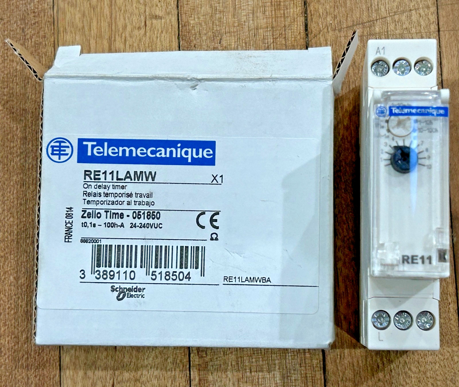 Telemecanique RE11LAMW RE11 LAM time relay Schneider Electric ZELLO 051850