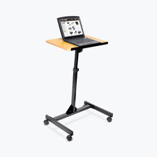 LX9128 Adjustable-Height Mobile Lectern