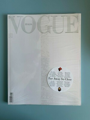 【プレミア品】VOGUE ITALY 2020 April Vogue Italia Italy 2020 April Magazine White Edition SEALED FAR