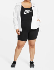 Nike Essential Women's Mid-Rise Black Bike Shorts DC6949-010 Sizes 1X/2X/3X