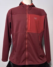 Arc'teryx Fortrez Hoodie Polartec Jacket Face Mask Hiking Red Men’s Size 2XL