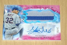 2017 Topps Inception autograph patch magenta Steven Matz 14/50