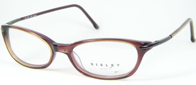 SISLEY SLY 421 650 LIME /PLUM EYEGLASSES GLASSES PLASTIC FRAME 48-16-135mm