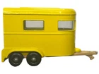 Vtg Lesney Matchbox Series Yellow Pony Horse Trailer No. 43 W/Horses