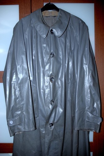 KLEPPER Kleppermantel Gummimantel Gummijacke Gummi Regen Mantel Jacke 54/L-XL - Bild 2 von 9