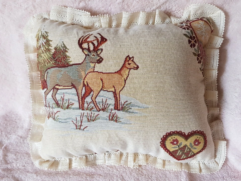 COUSSIN SHABBY CHIC ROSE DÉCOR FLORAL - Photo 3/4