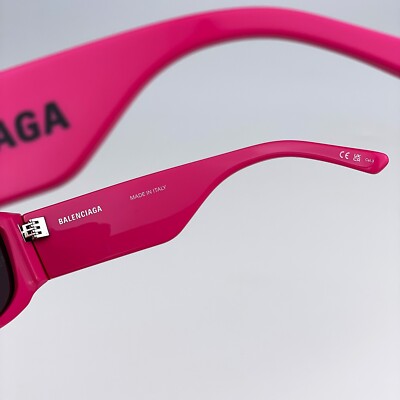 Balenciaga Women Sunglasses Pink Fuchsia Grey Oval BB0258S  display picture 1