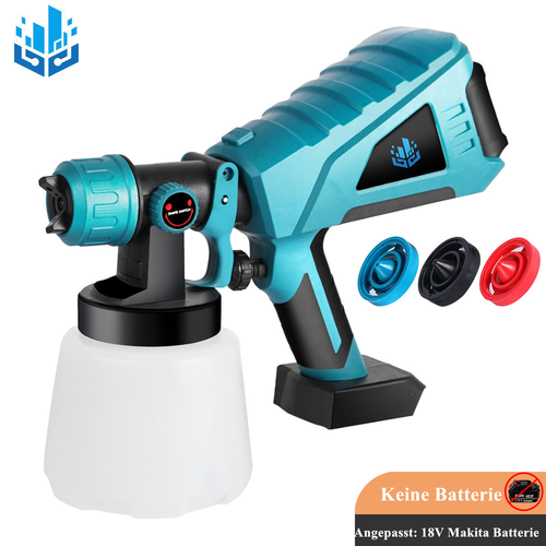 Für Makita Akku Farbsprühsystem Elektrische Wandfarbe Spritzpistole