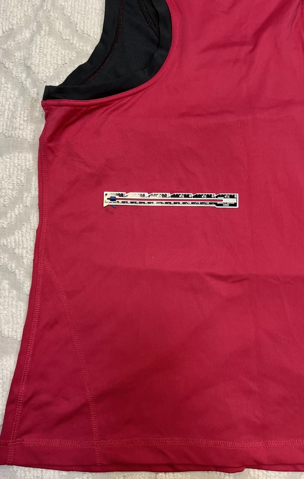 Camiseta sin mangas Danskin NOW para mujer 2 unidades atlética Dri-more Tech corredor forrada en la espalda rosa/gris Foto 4 de 4